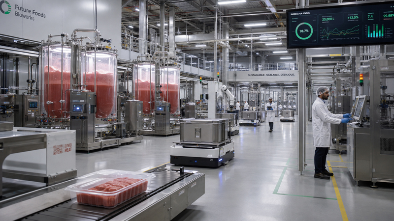 future cultivated meat factory