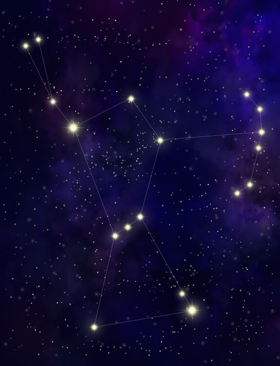 future constellations 50000 100000 stars map orion